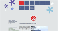 Desktop Screenshot of phoenixsunclub.com