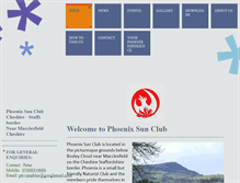 Tablet Screenshot of phoenixsunclub.com